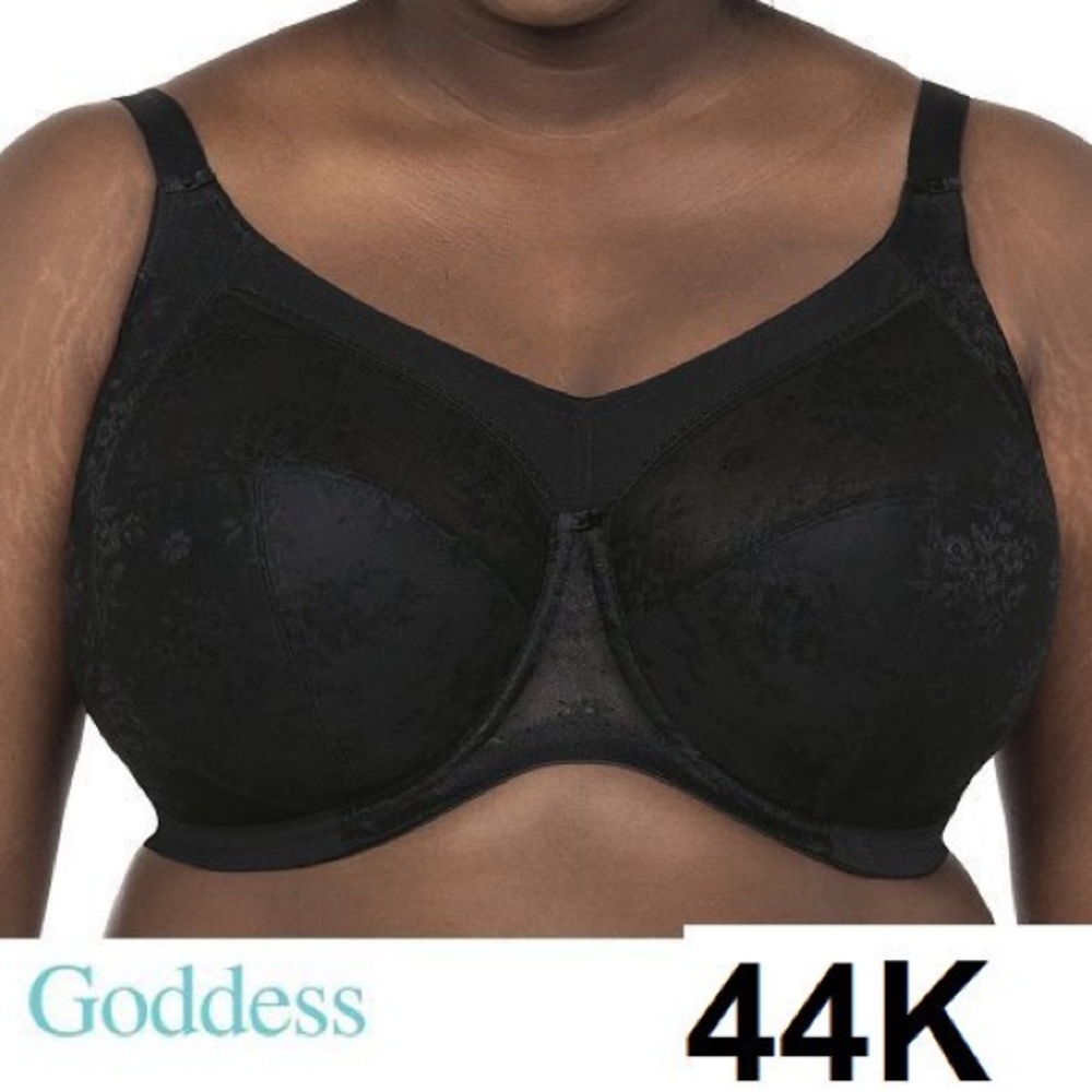 Goddess Black Verity Bra NOTE SIZE